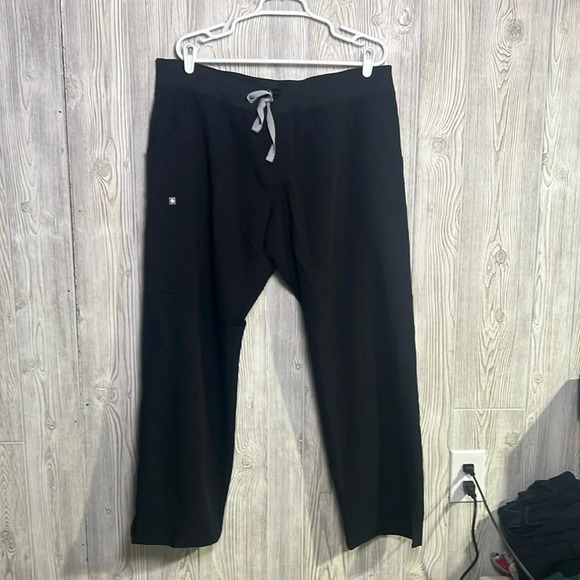 Figs Technical Collection Kade Scrub Pants Black Size XXL - Picture 1 of 8